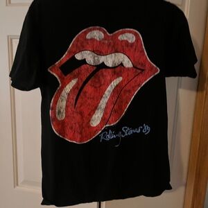 The Rolling Stones Black and Red Kids Tee